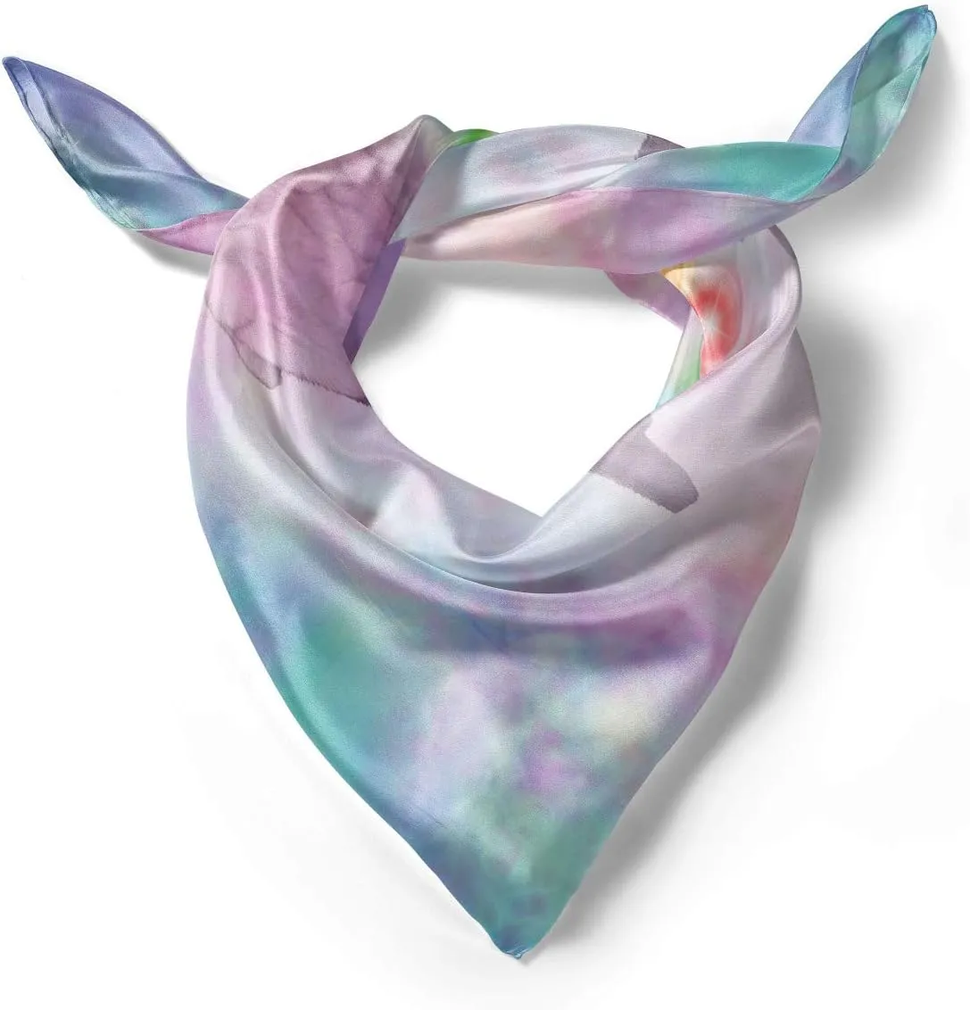 Ambesonne Angel Wings Headscarf, Color Balls, Hijab Scarf