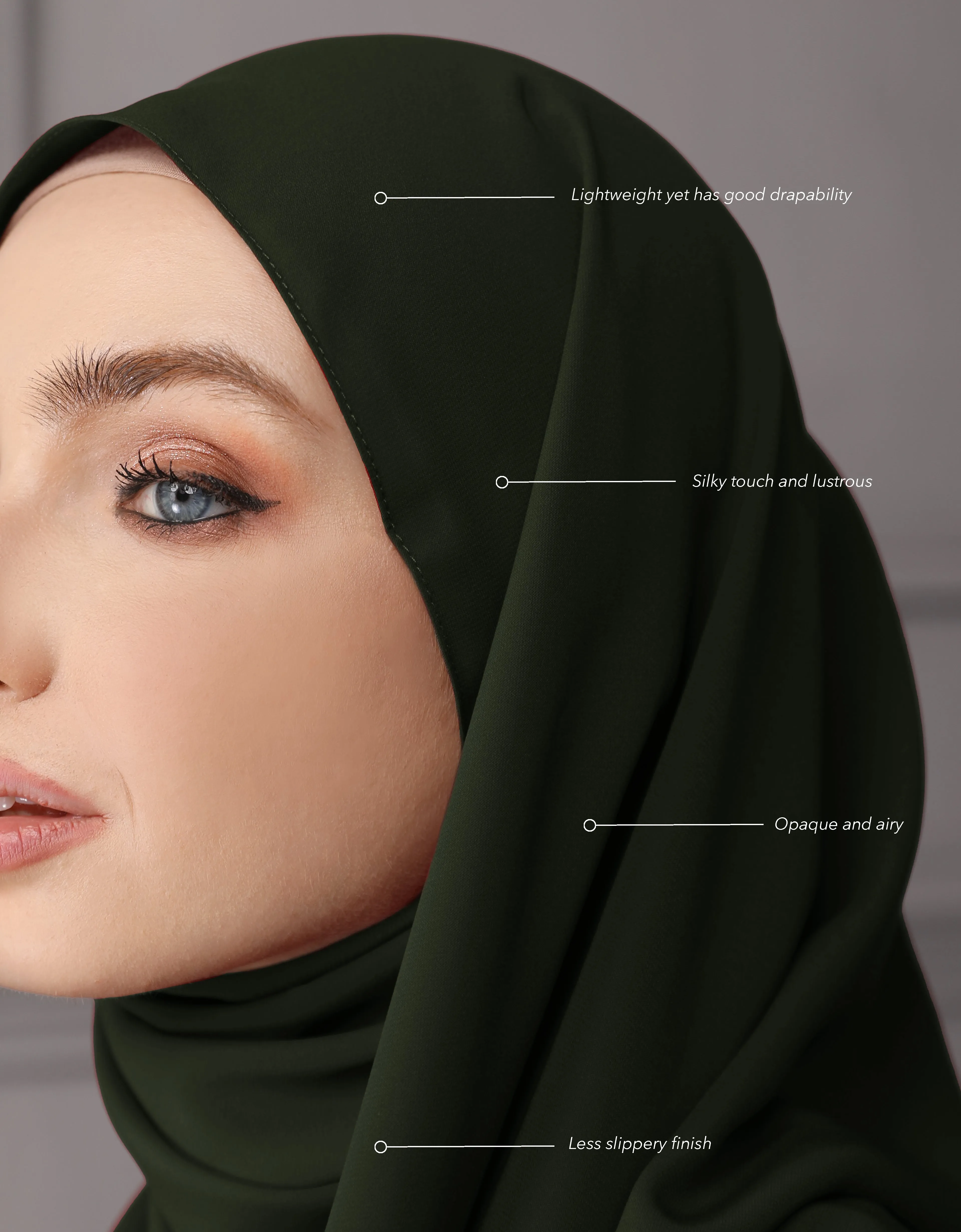 ASTEN SHAWL (BTL GREEN)