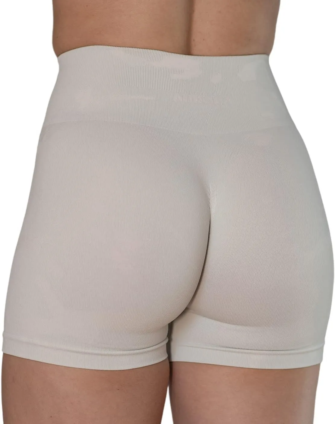 AUROLA CAMO Workout Shorts for Women Seamless Subtle Logo Scrunch Shorts
