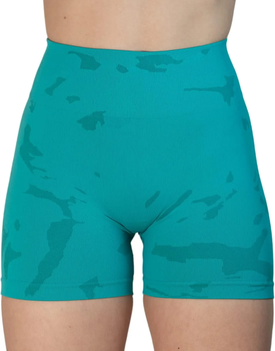 AUROLA CAMO Workout Shorts for Women Seamless Subtle Logo Scrunch Shorts