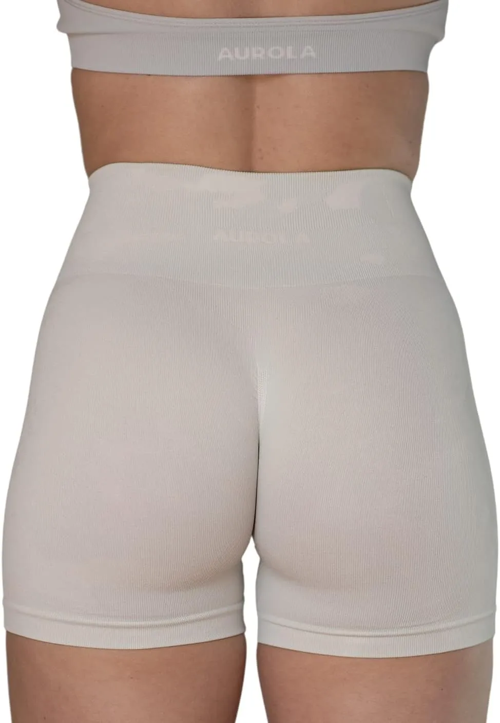AUROLA CAMO Workout Shorts for Women Seamless Subtle Logo Scrunch Shorts