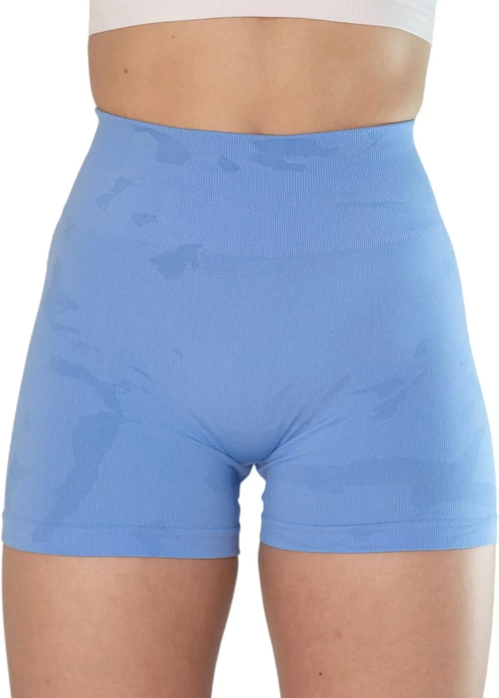 AUROLA CAMO Workout Shorts for Women Seamless Subtle Logo Scrunch Shorts