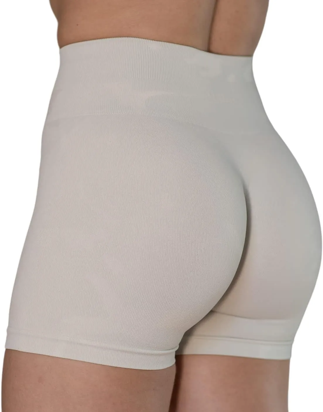 AUROLA CAMO Workout Shorts for Women Seamless Subtle Logo Scrunch Shorts