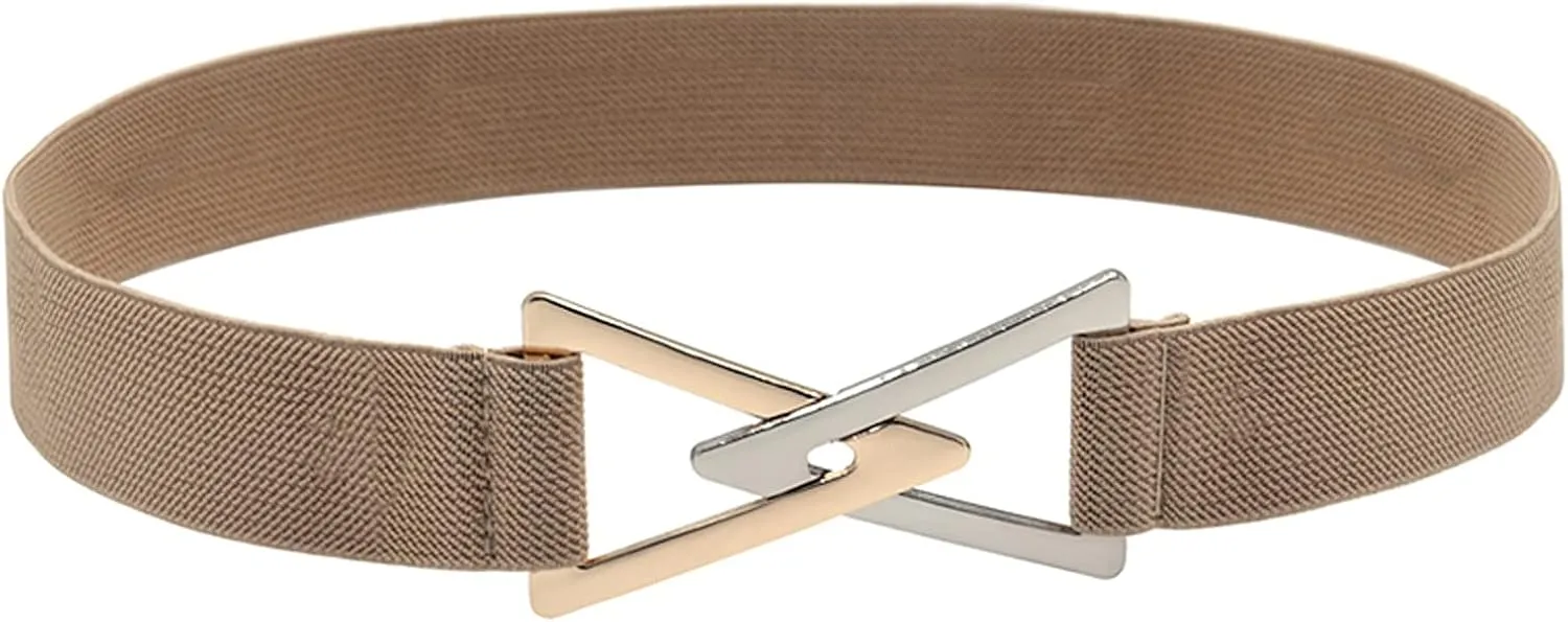 Belts Wide Fashion Elastic Waist Wide Buckle Dress Women Lady Belt Stretch Belt Belt for Skiing