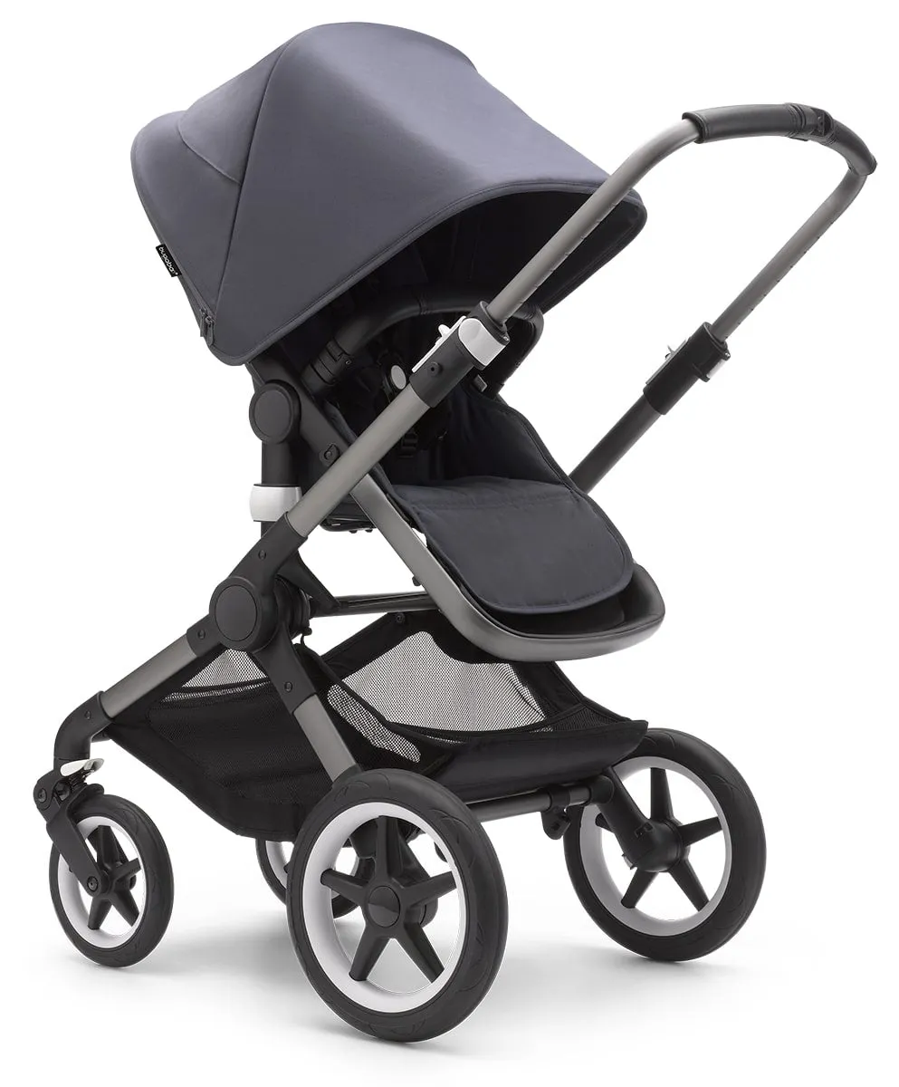 Bugaboo Fox3 Complete Stroller (One Box) - Graphite / Stormy Blue / Stormy Blue