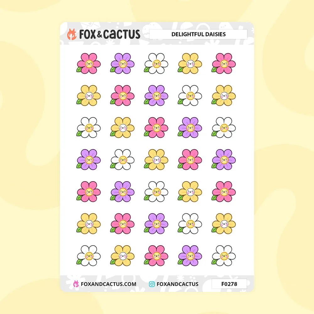Delightful Daisy Stickers