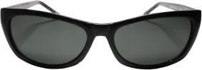 Early 2000s Vibe Pin-Up Style Vintage Subtle Cat Eye Black Sunglasses