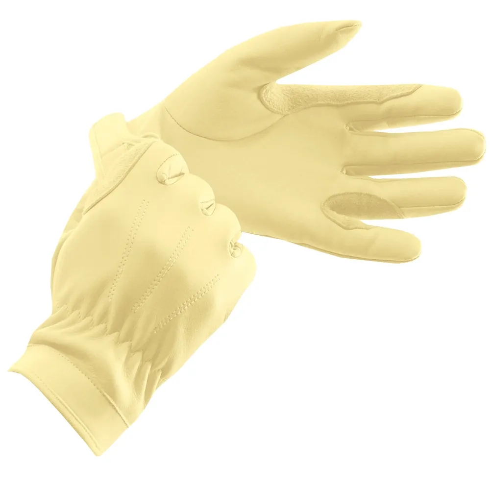 Equetech Adults Leather Show Riding Gloves
