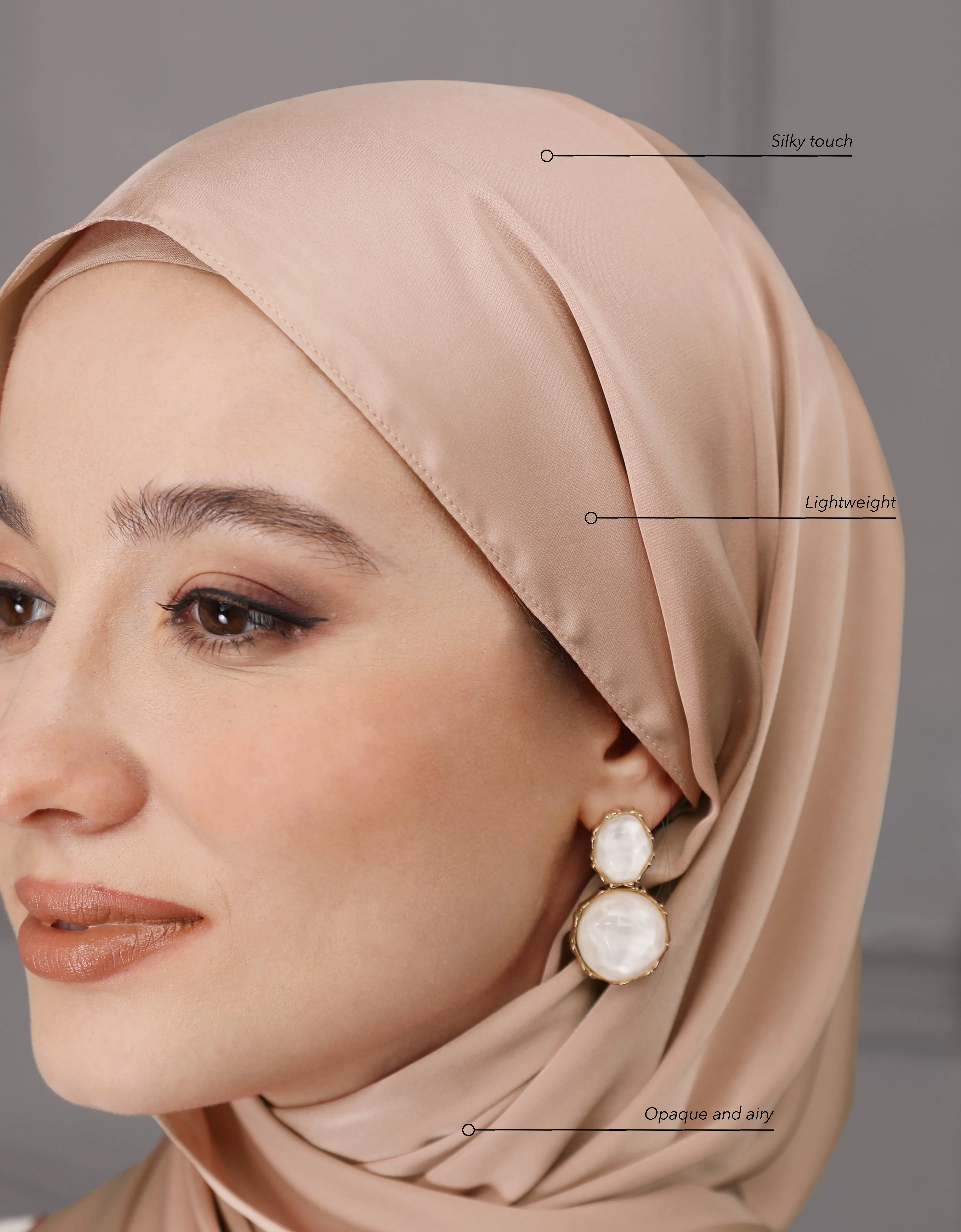 EVELYN SHAWL (PEACHY PINK)