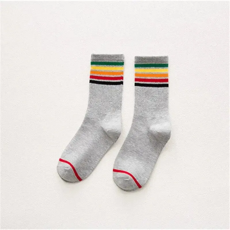 Fashion Hip Hop Rainbow Sock