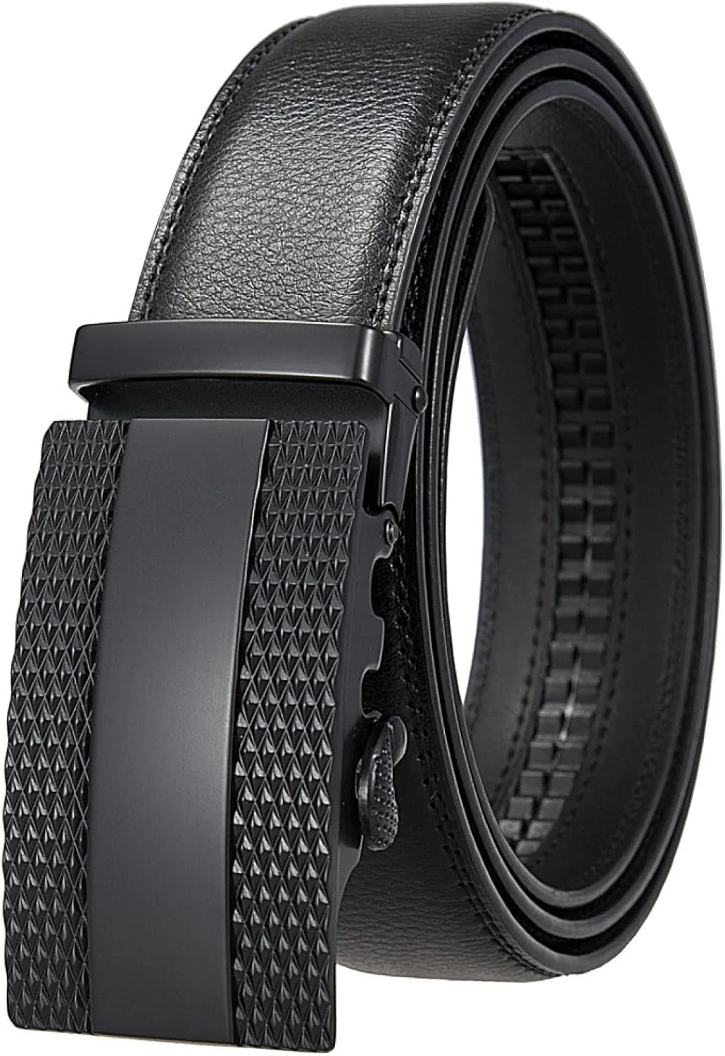 Fashion Mens Belt Genuine Leather Automatic Buckle Luxury