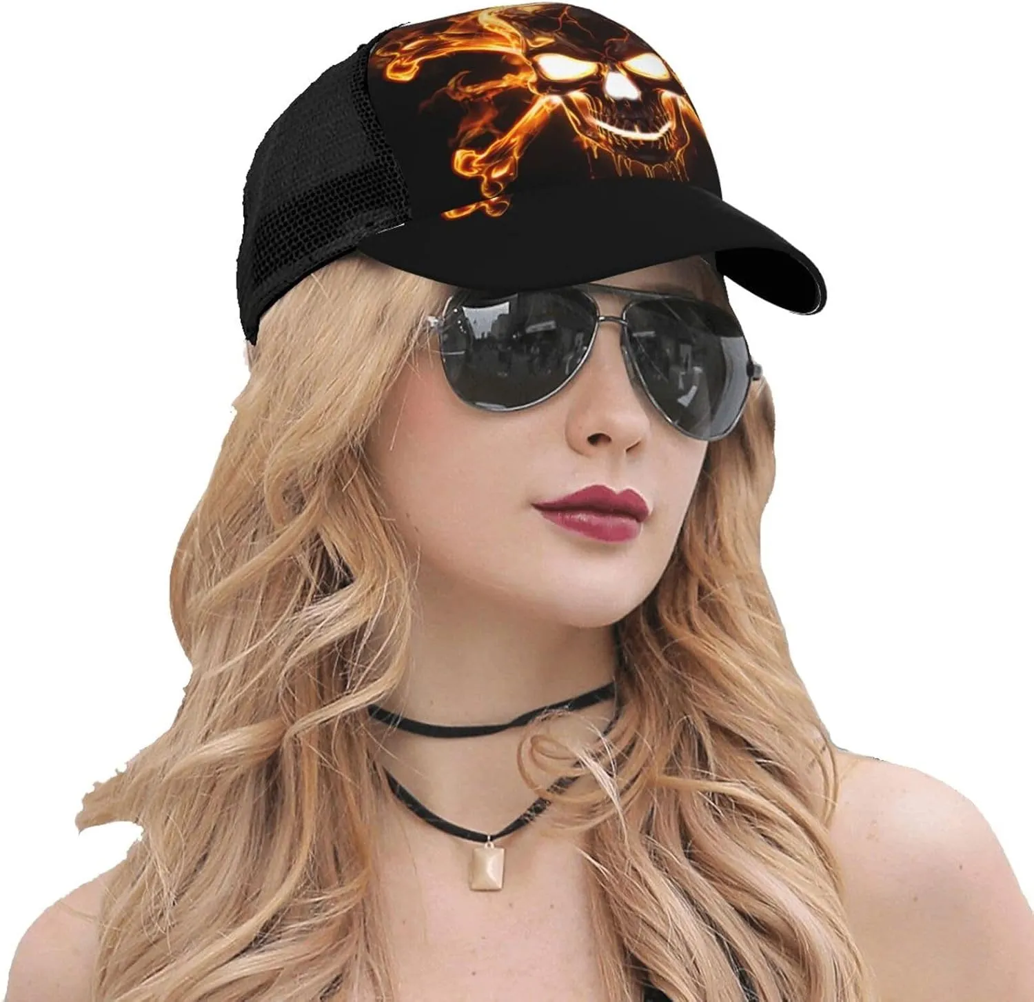 Funny Baseball Hat for Women Men, Dad Cap Trucker Hat Adjustable Fit for Summer Sport Travel Beach
