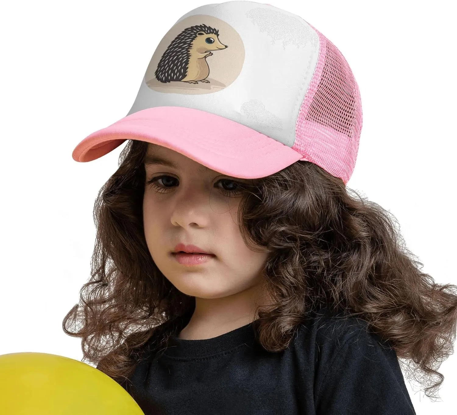 Kids Baseball Hat for Boys or Girls Ages 4-10 Back Adjustable Mesh Breathable Hats Trucker Cap Outdoor Sun Caps