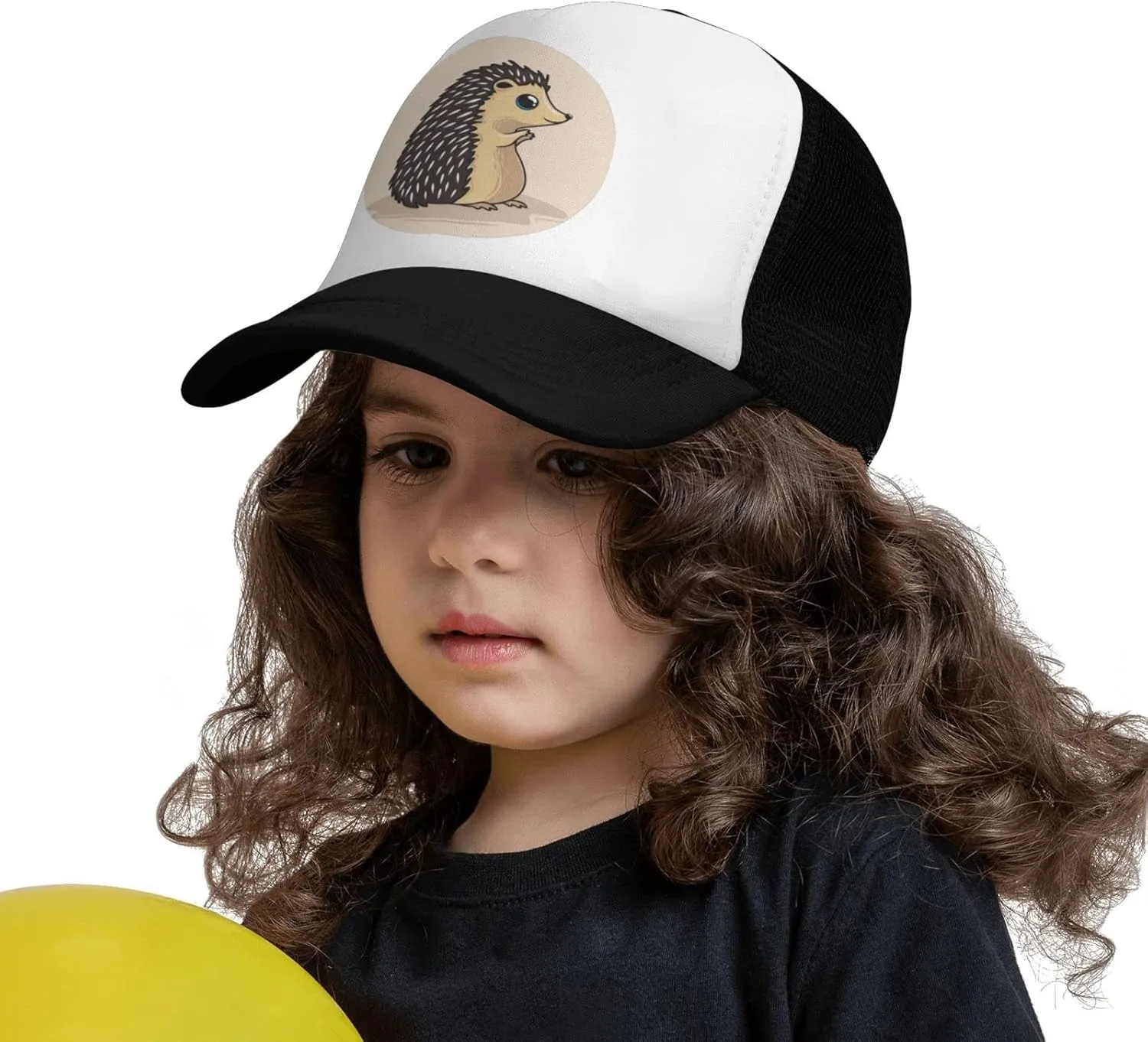 Kids Baseball Hat for Boys or Girls Ages 4-10 Back Adjustable Mesh Breathable Hats Trucker Cap Outdoor Sun Caps