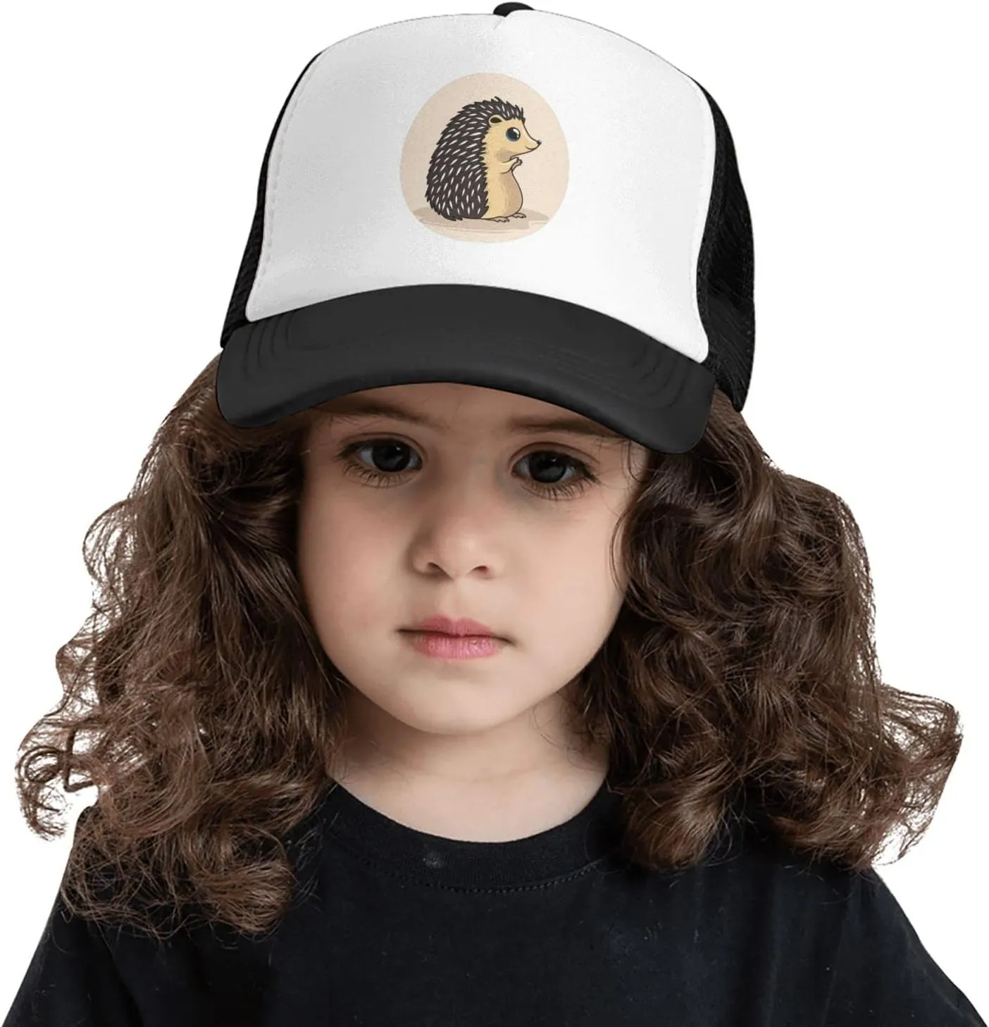 Kids Baseball Hat for Boys or Girls Ages 4-10 Back Adjustable Mesh Breathable Hats Trucker Cap Outdoor Sun Caps