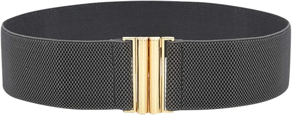 Lady Dress Belts Waist Fashion Wide Women Belt Elastic Stretch Buckle Wide Belt Heavy Weight Title Belt Boxing