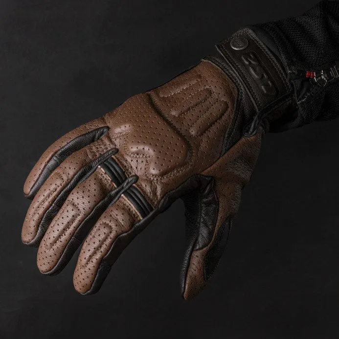 LS2 Rust Man Gloves Brown Leather