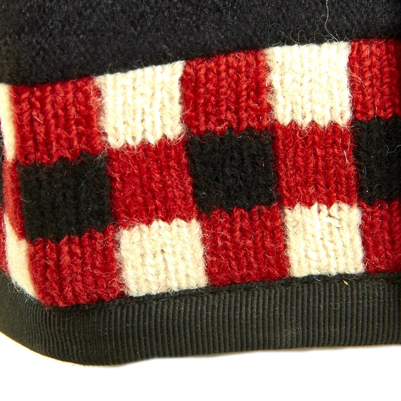 Original British WWII Scotland Police Glengarry Side Cap - SEMPER VIGILO