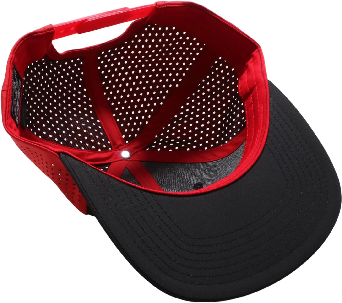 Pit Bull Premium Headwear Cambridge Perforated Mesh Flat Bill Brim Adjustable Snapback Hat Baseball Cap for Men & Women