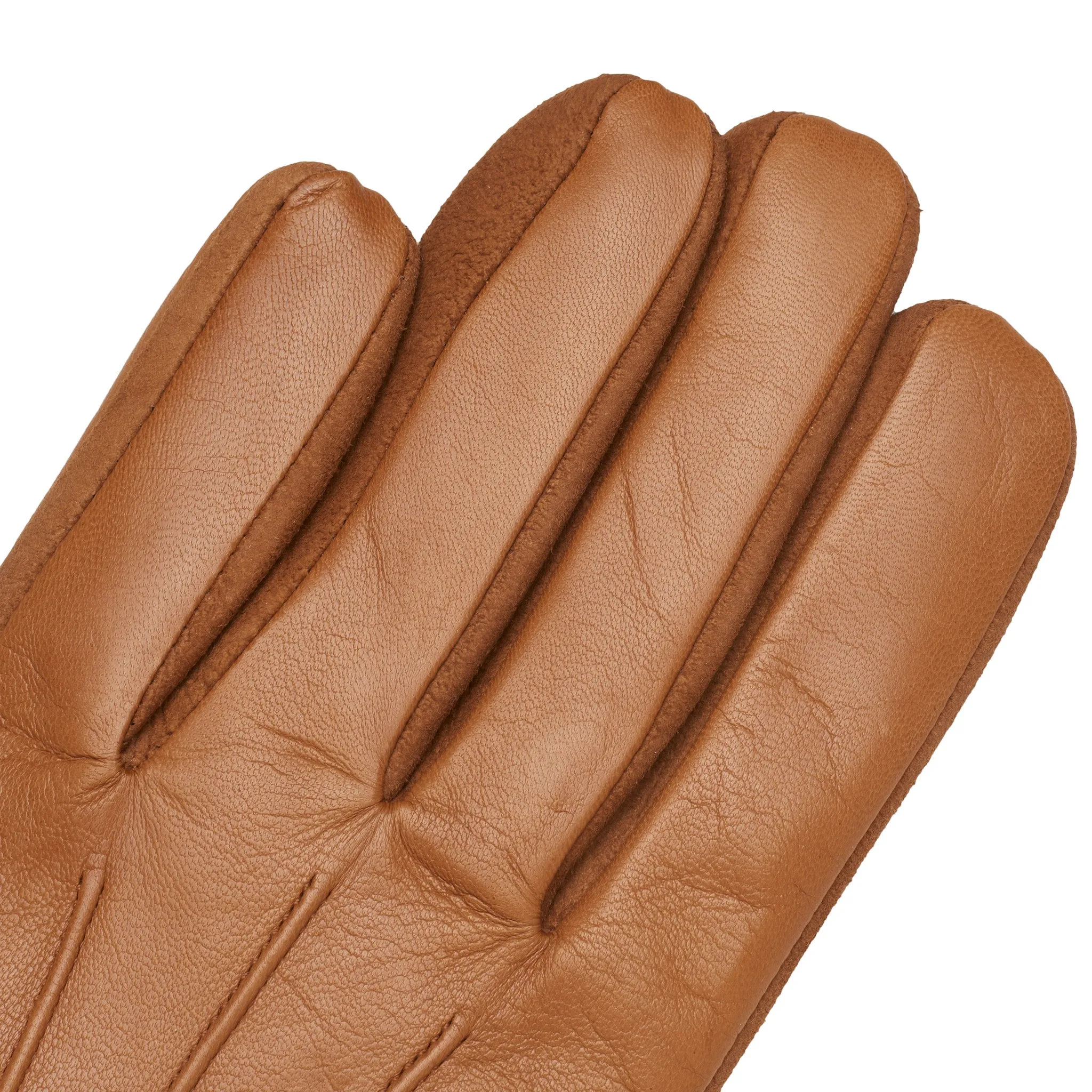 Sassari Camel Leather Gloves