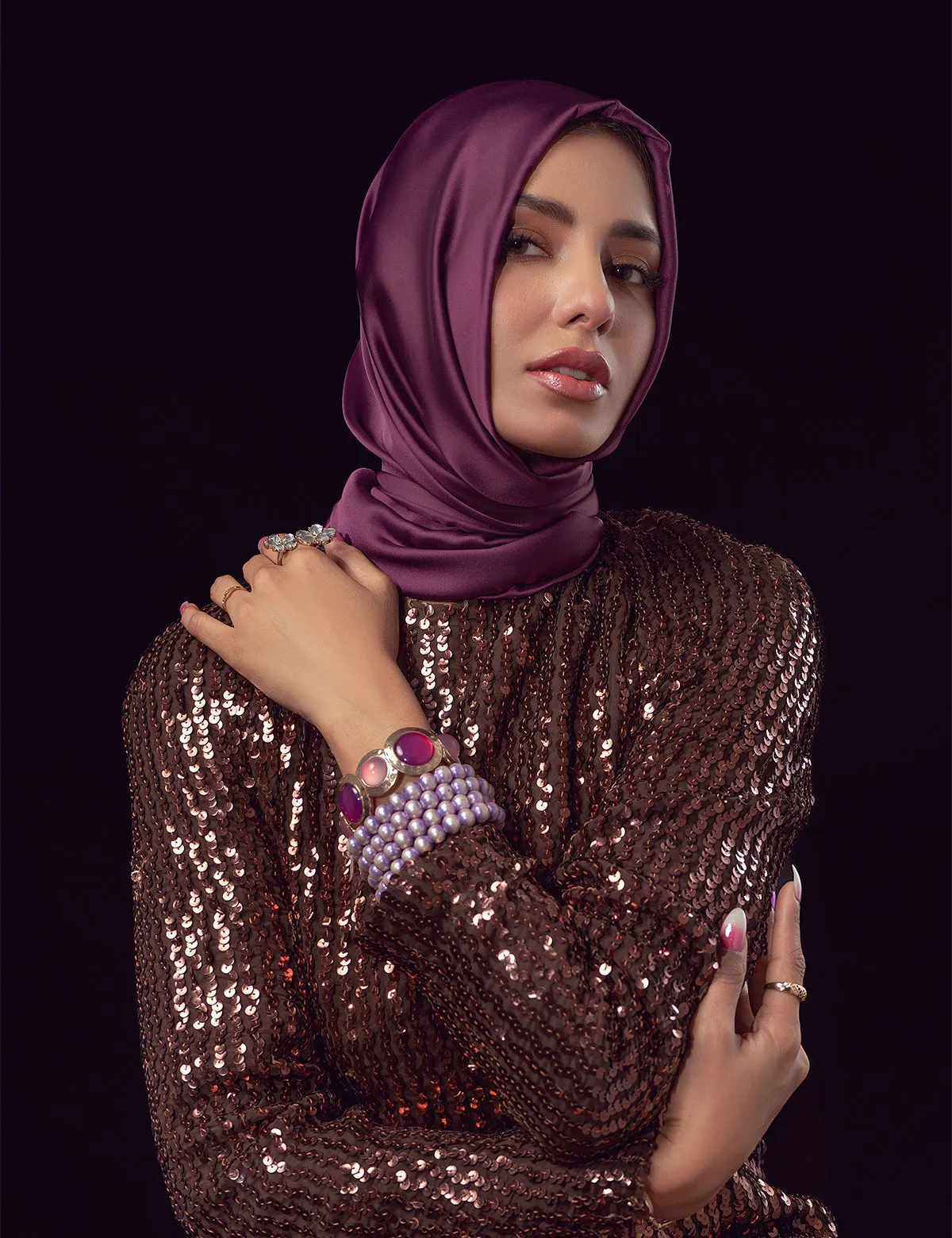 Satin Silk - Purple