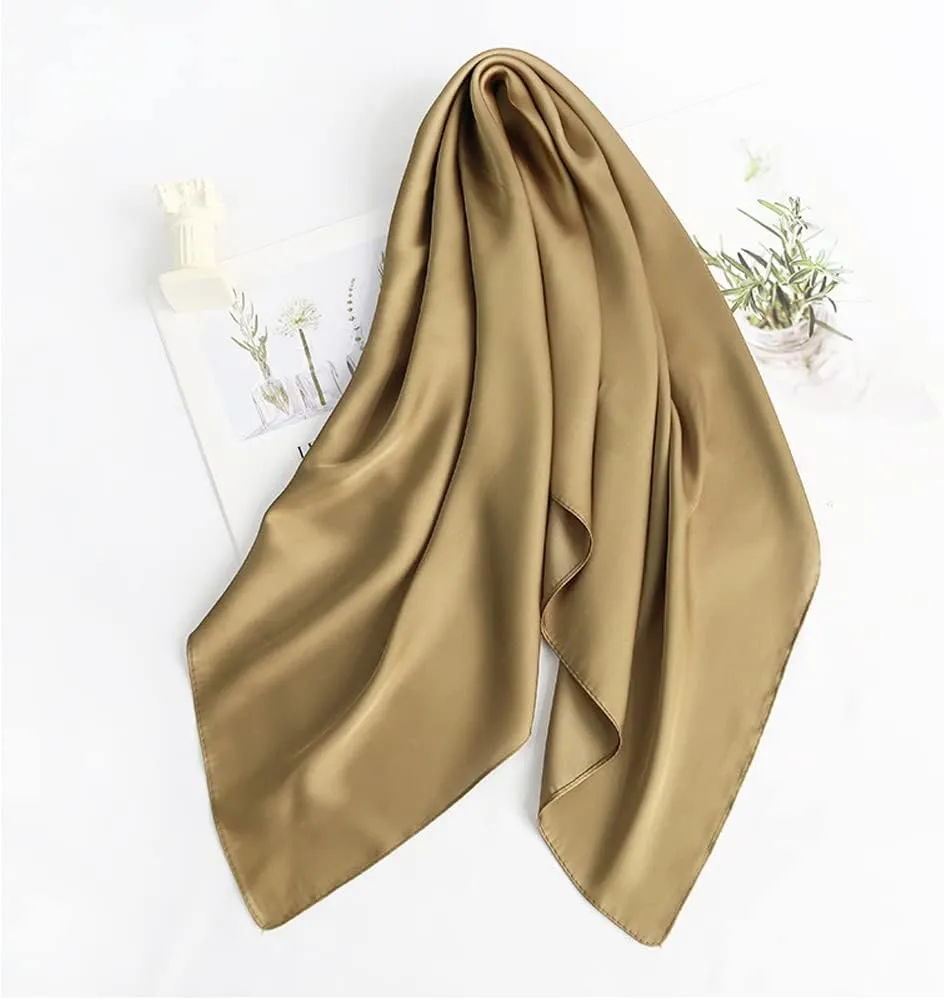 Silk Like Scarf Head Scarf Fashion Pattern Hair Scarf Design Neck Scarfs