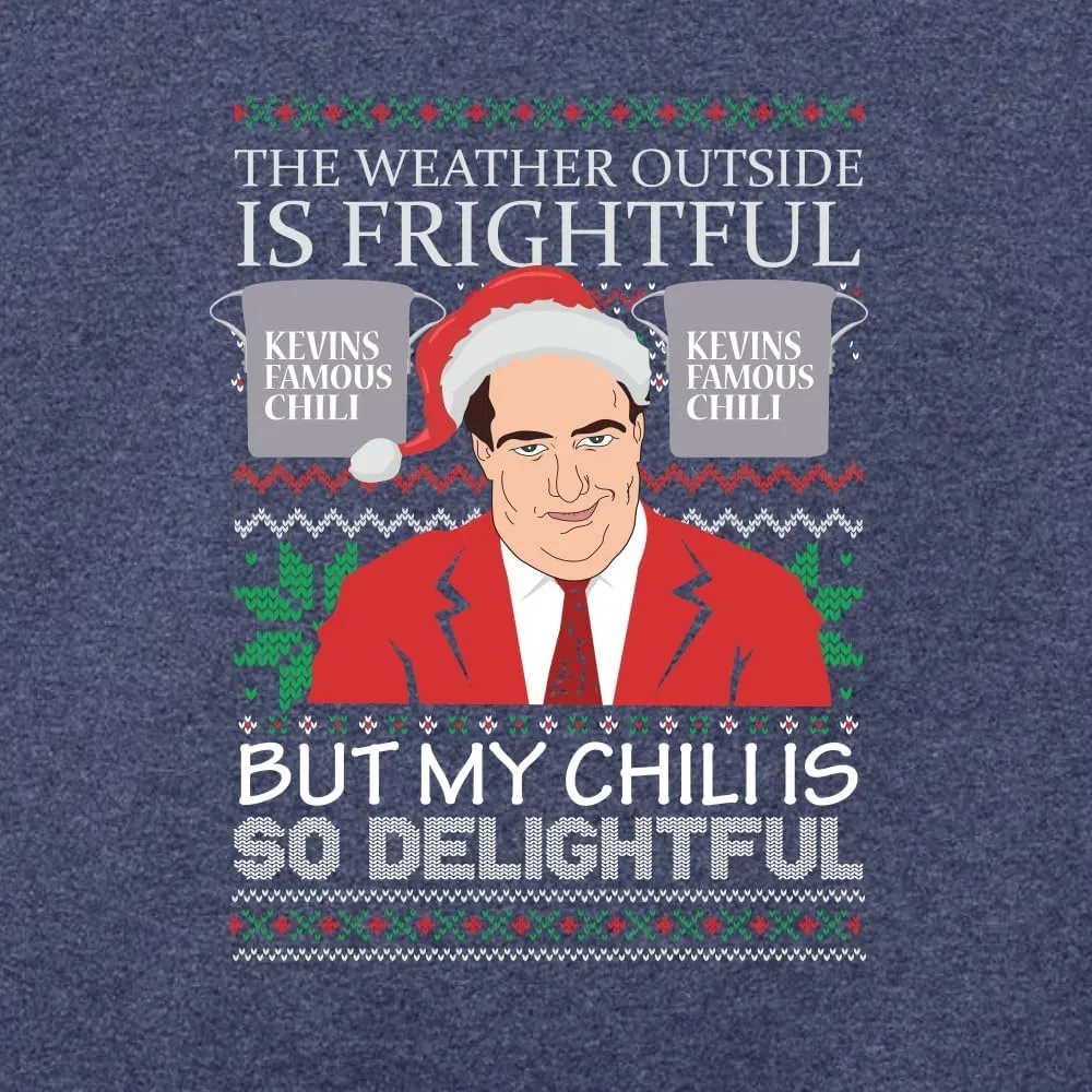 Wild Bobby Kevin's Famous Chili is So Delightful Ugly Christmas Sweater Unisex Crewneck Graphic Sweatshirt